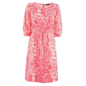 H&M Pink & White Floral Dress, 4